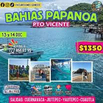 Bahías Papanoa excursión